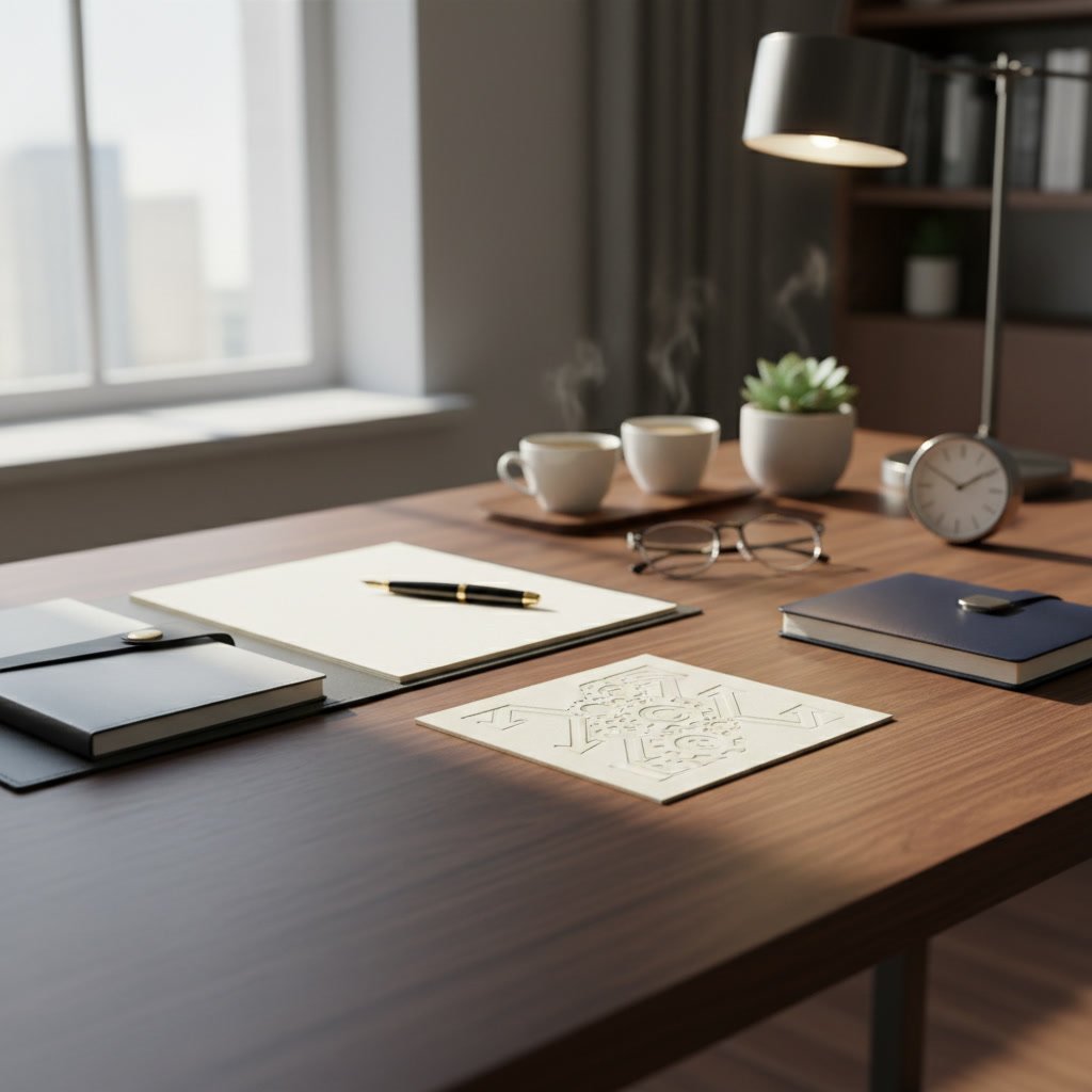 professional financial advisor reviewing consultation checklist documents with client